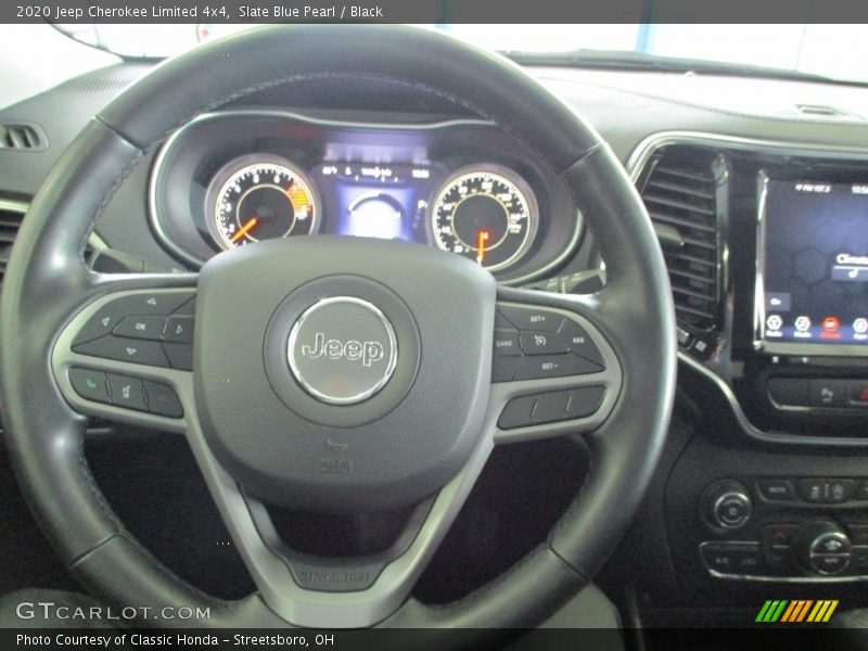 Slate Blue Pearl / Black 2020 Jeep Cherokee Limited 4x4