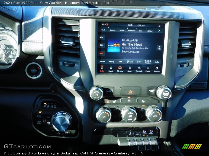 Maximum Steel Metallic / Black 2021 Ram 1500 Rebel Crew Cab 4x4