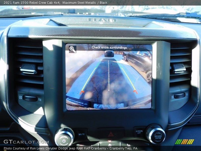Maximum Steel Metallic / Black 2021 Ram 1500 Rebel Crew Cab 4x4