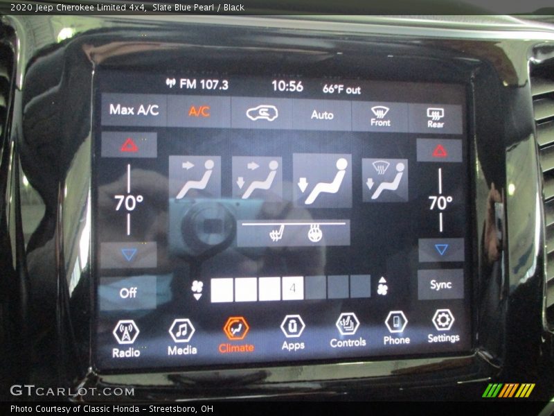 Slate Blue Pearl / Black 2020 Jeep Cherokee Limited 4x4