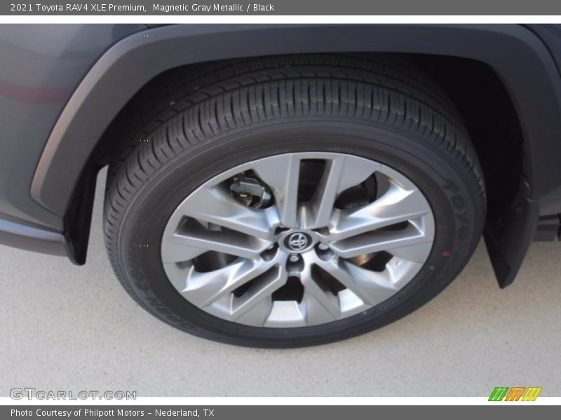 Magnetic Gray Metallic / Black 2021 Toyota RAV4 XLE Premium