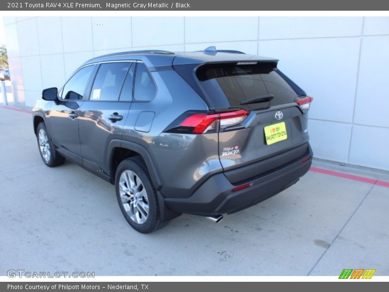 Magnetic Gray Metallic / Black 2021 Toyota RAV4 XLE Premium