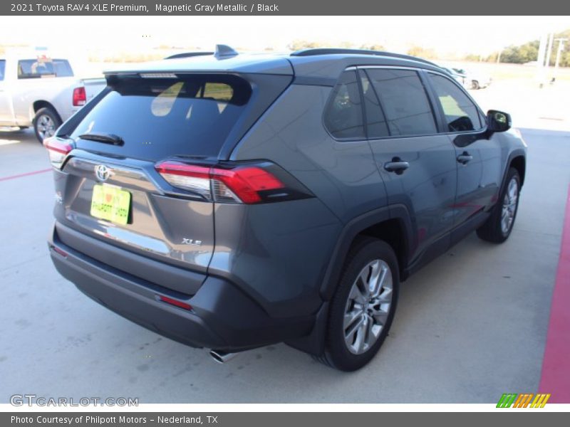 Magnetic Gray Metallic / Black 2021 Toyota RAV4 XLE Premium