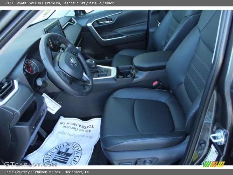 Magnetic Gray Metallic / Black 2021 Toyota RAV4 XLE Premium