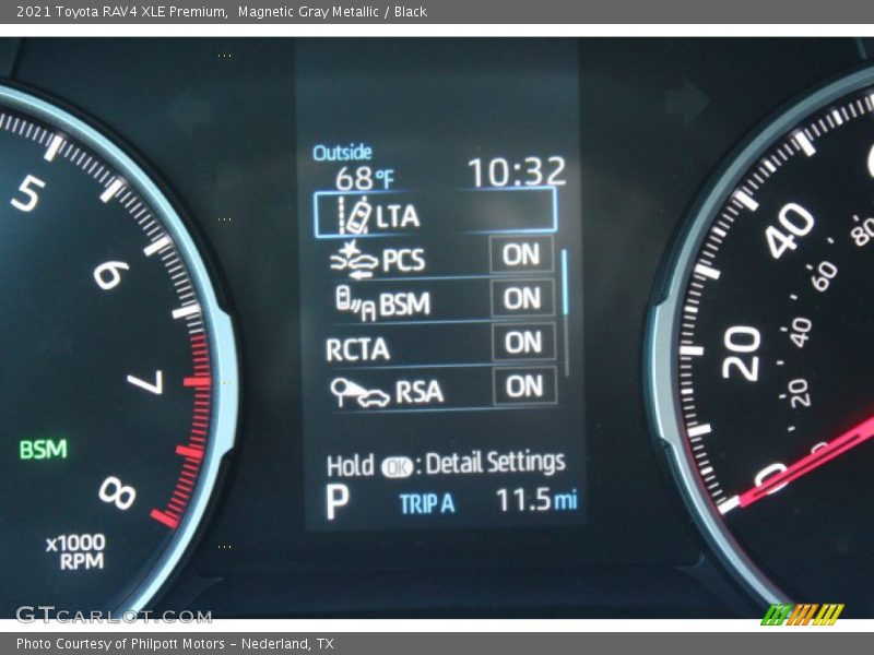Magnetic Gray Metallic / Black 2021 Toyota RAV4 XLE Premium