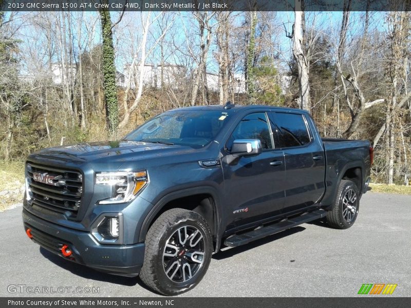 Dark Sky Metallic / Jet Black 2019 GMC Sierra 1500 AT4 Crew Cab 4WD