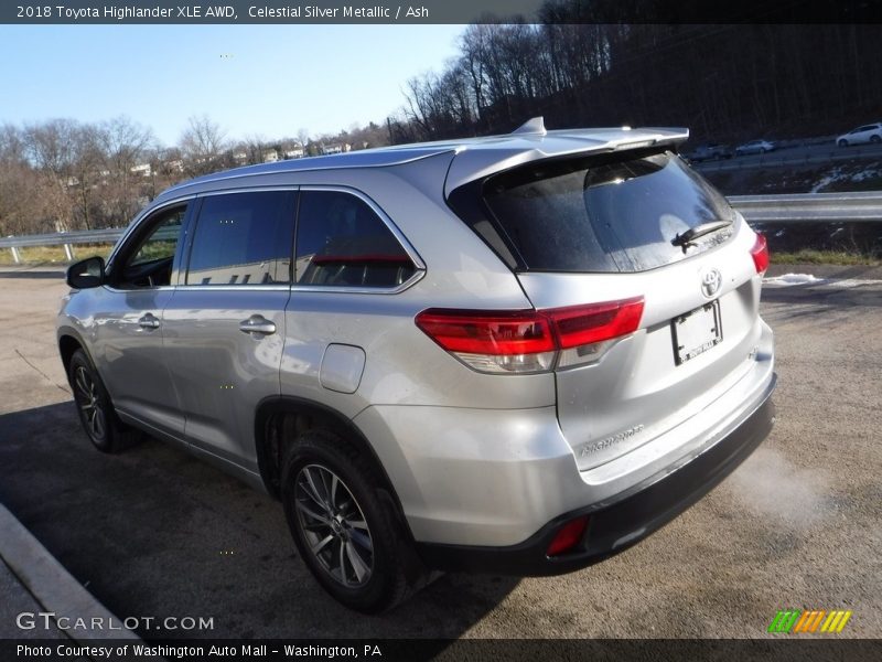 Celestial Silver Metallic / Ash 2018 Toyota Highlander XLE AWD