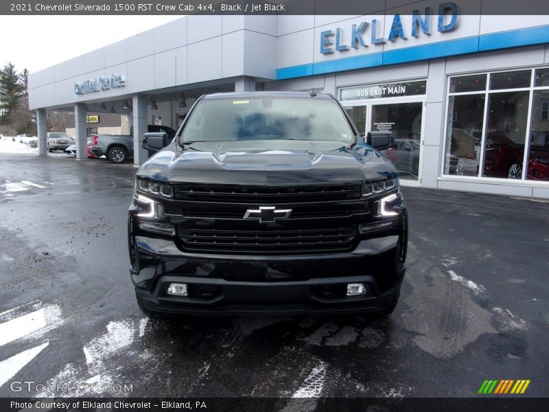 Black / Jet Black 2021 Chevrolet Silverado 1500 RST Crew Cab 4x4