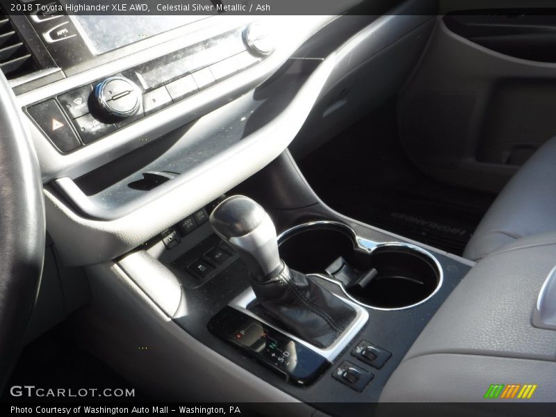 Celestial Silver Metallic / Ash 2018 Toyota Highlander XLE AWD