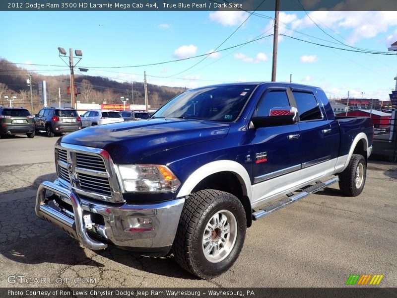 Front 3/4 View of 2012 Ram 3500 HD Laramie Mega Cab 4x4