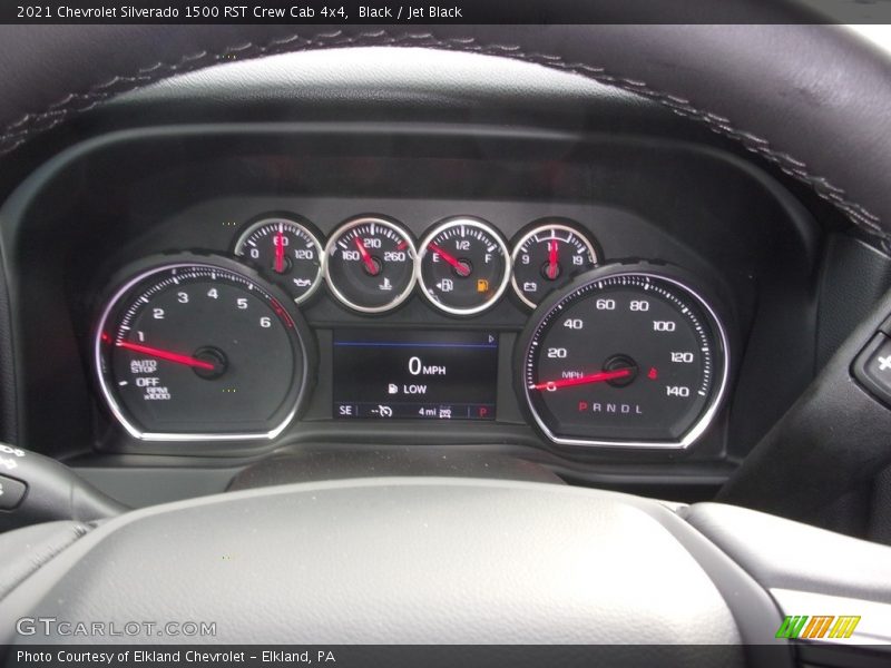 Black / Jet Black 2021 Chevrolet Silverado 1500 RST Crew Cab 4x4