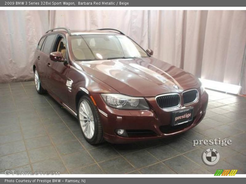 Barbara Red Metallic / Beige 2009 BMW 3 Series 328xi Sport Wagon