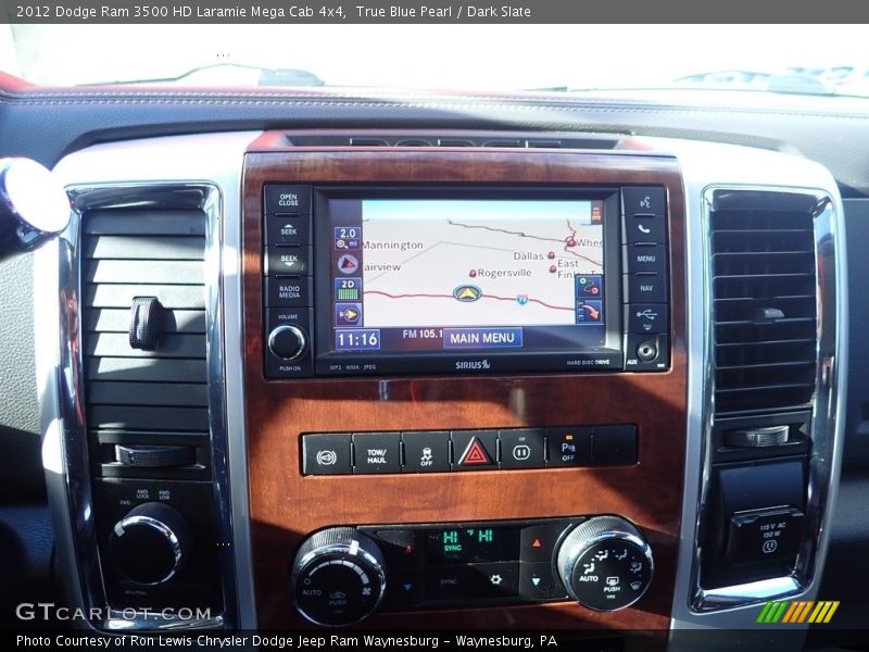 Controls of 2012 Ram 3500 HD Laramie Mega Cab 4x4