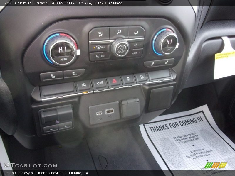 Black / Jet Black 2021 Chevrolet Silverado 1500 RST Crew Cab 4x4