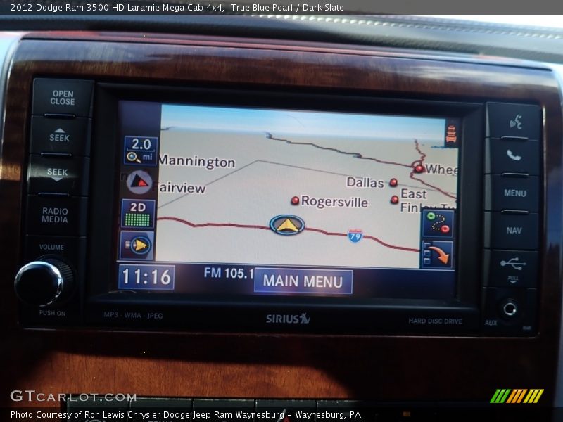 Navigation of 2012 Ram 3500 HD Laramie Mega Cab 4x4