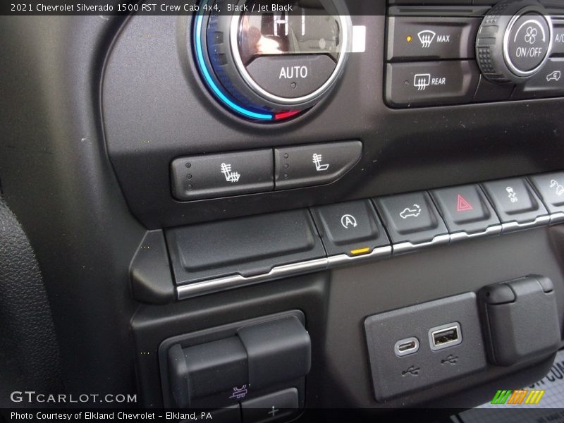 Black / Jet Black 2021 Chevrolet Silverado 1500 RST Crew Cab 4x4