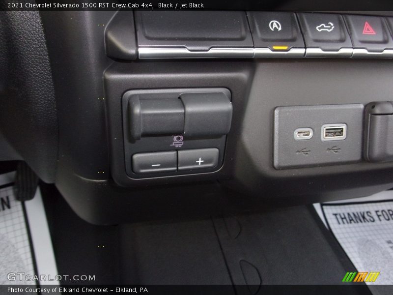 Black / Jet Black 2021 Chevrolet Silverado 1500 RST Crew Cab 4x4