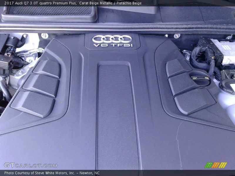 Carat Beige Metallic / Pistachio Beige 2017 Audi Q7 3.0T quattro Premium Plus