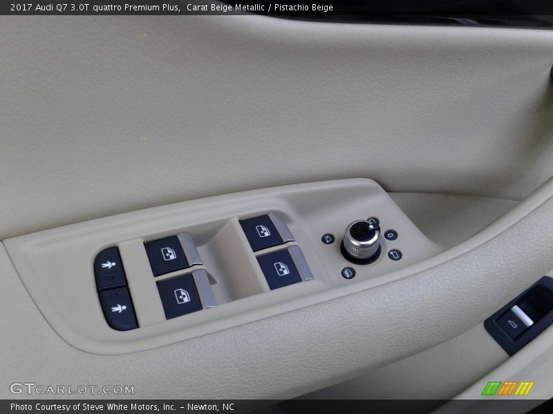 Carat Beige Metallic / Pistachio Beige 2017 Audi Q7 3.0T quattro Premium Plus