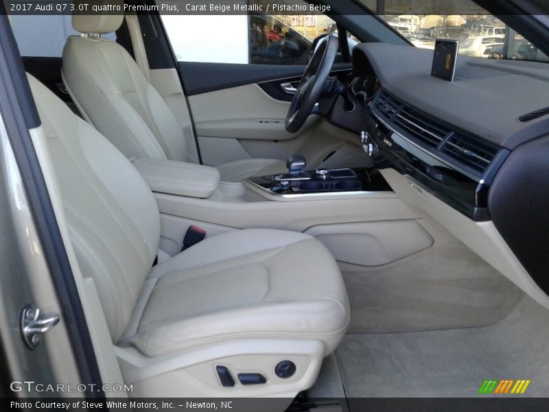 Carat Beige Metallic / Pistachio Beige 2017 Audi Q7 3.0T quattro Premium Plus