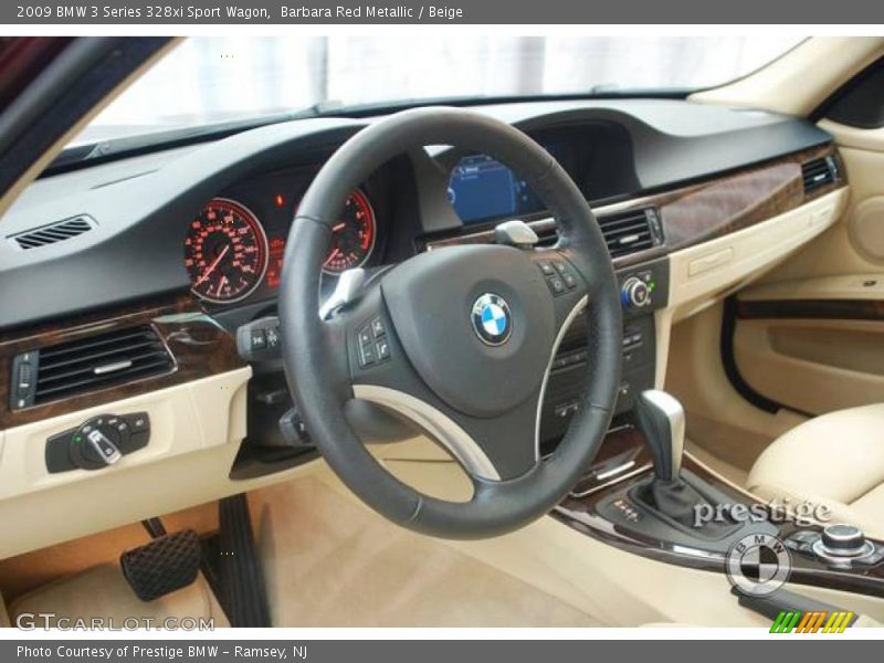 Barbara Red Metallic / Beige 2009 BMW 3 Series 328xi Sport Wagon