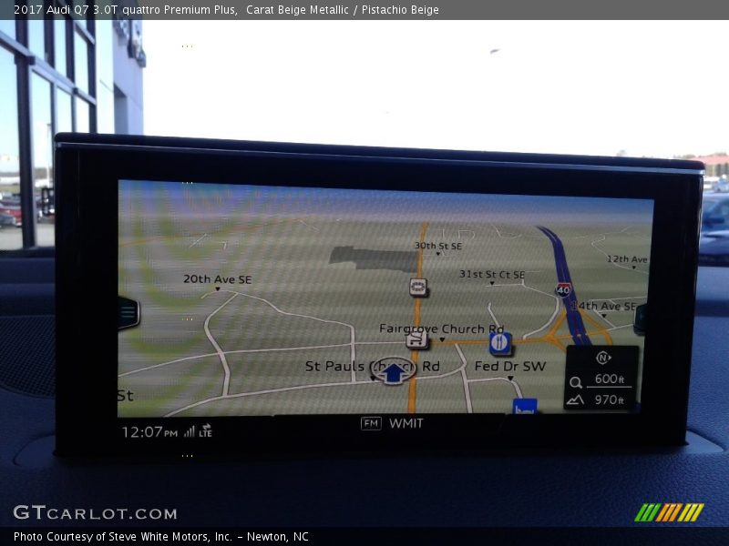 Carat Beige Metallic / Pistachio Beige 2017 Audi Q7 3.0T quattro Premium Plus