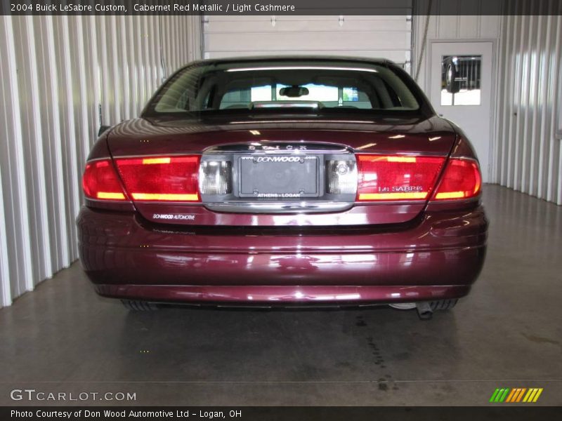 Cabernet Red Metallic / Light Cashmere 2004 Buick LeSabre Custom