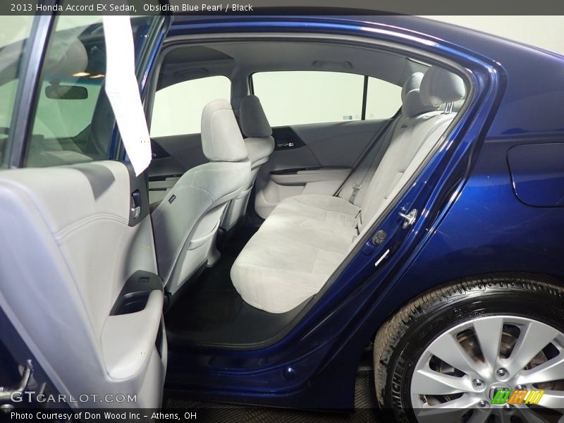 Obsidian Blue Pearl / Black 2013 Honda Accord EX Sedan