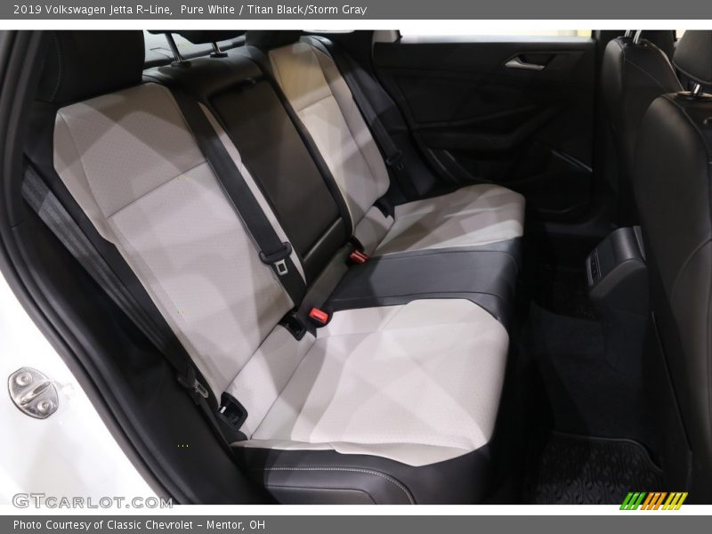 Pure White / Titan Black/Storm Gray 2019 Volkswagen Jetta R-Line