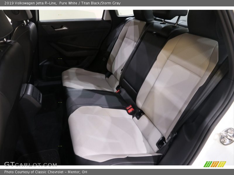 Pure White / Titan Black/Storm Gray 2019 Volkswagen Jetta R-Line