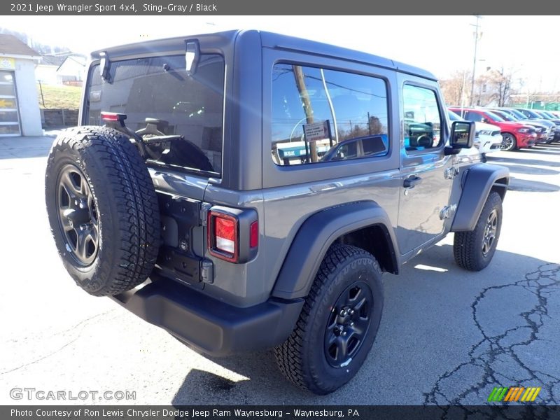 Sting-Gray / Black 2021 Jeep Wrangler Sport 4x4