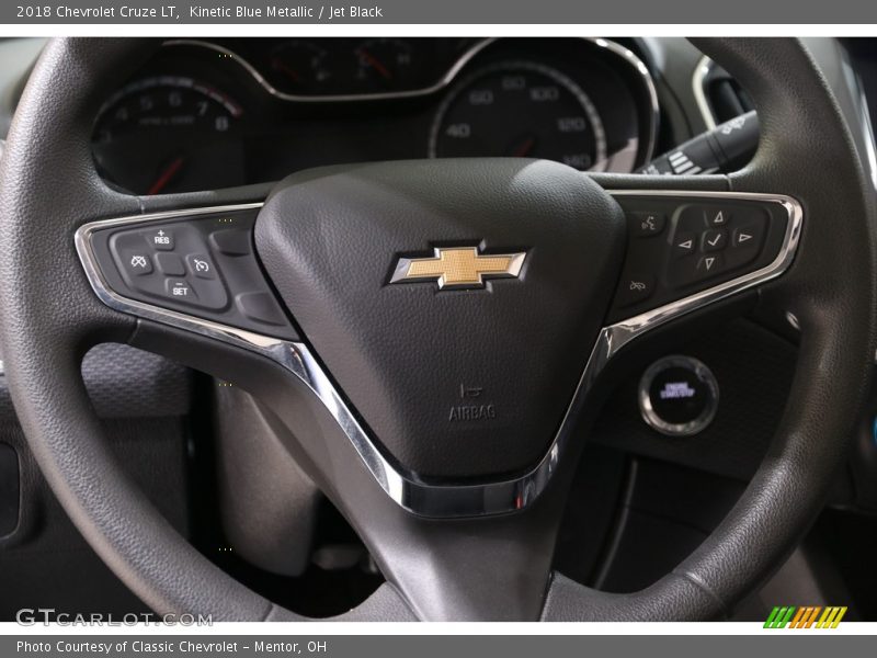 Kinetic Blue Metallic / Jet Black 2018 Chevrolet Cruze LT