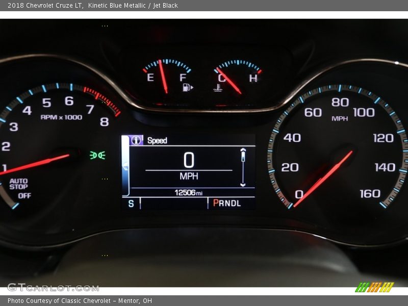 Kinetic Blue Metallic / Jet Black 2018 Chevrolet Cruze LT