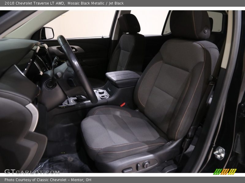 Mosaic Black Metallic / Jet Black 2018 Chevrolet Traverse LT AWD