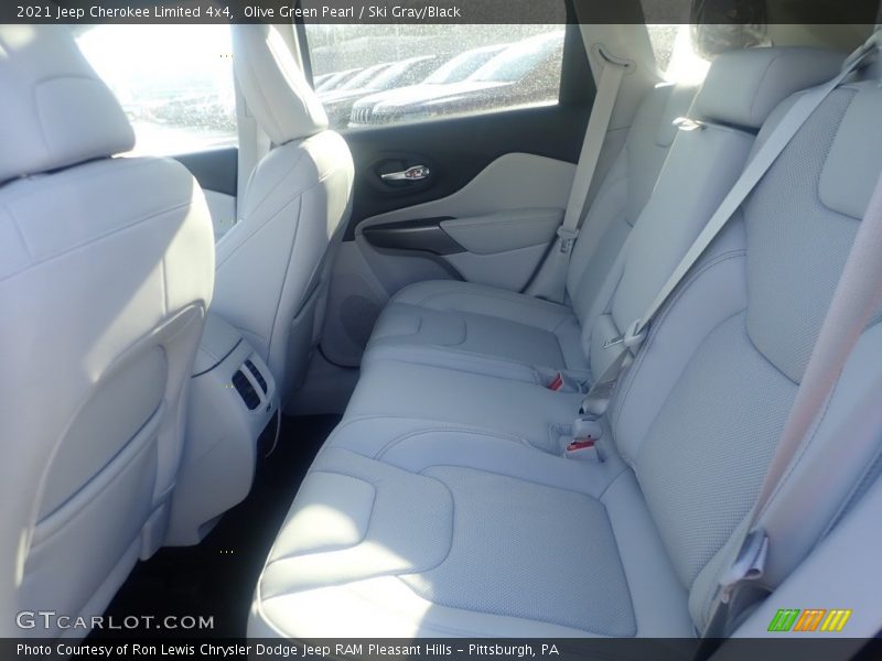 Olive Green Pearl / Ski Gray/Black 2021 Jeep Cherokee Limited 4x4