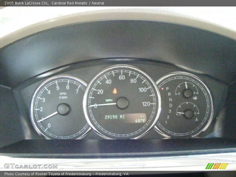Cardinal Red Metallic / Neutral 2005 Buick LaCrosse CXL