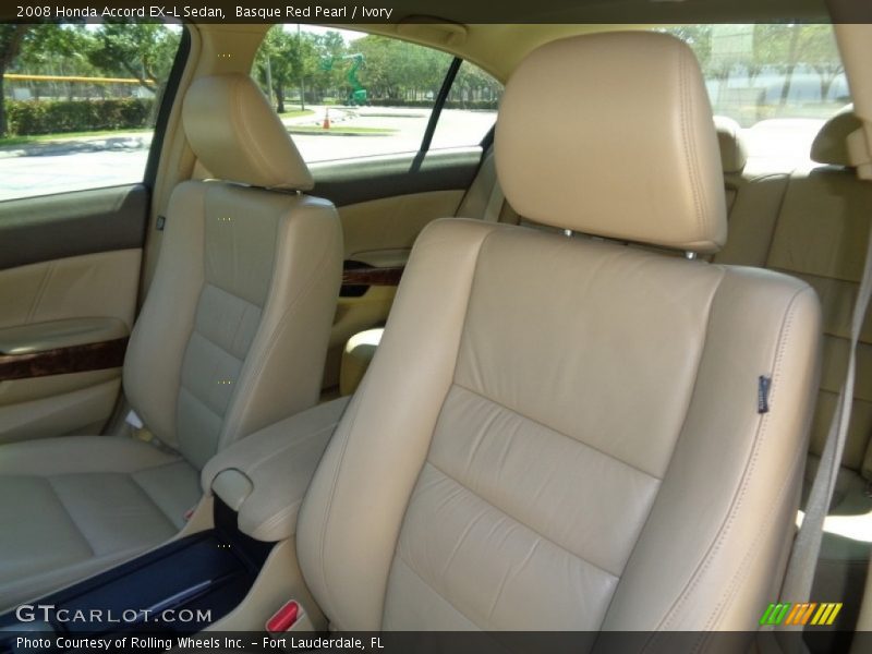 Basque Red Pearl / Ivory 2008 Honda Accord EX-L Sedan
