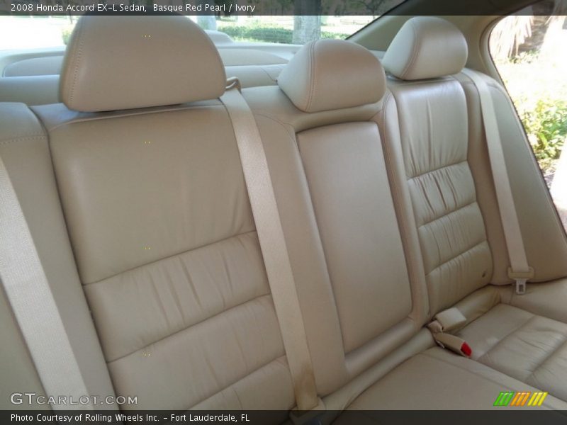 Basque Red Pearl / Ivory 2008 Honda Accord EX-L Sedan