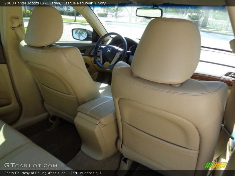 Basque Red Pearl / Ivory 2008 Honda Accord EX-L Sedan
