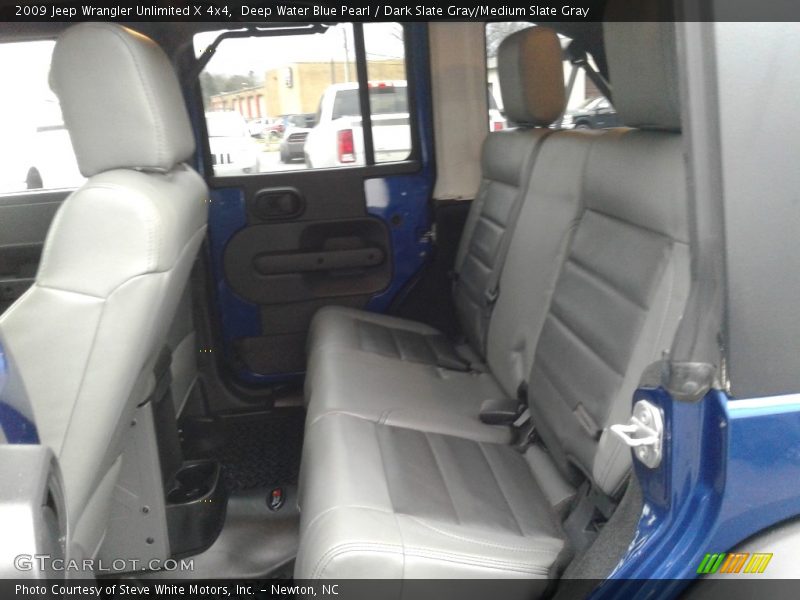 Deep Water Blue Pearl / Dark Slate Gray/Medium Slate Gray 2009 Jeep Wrangler Unlimited X 4x4