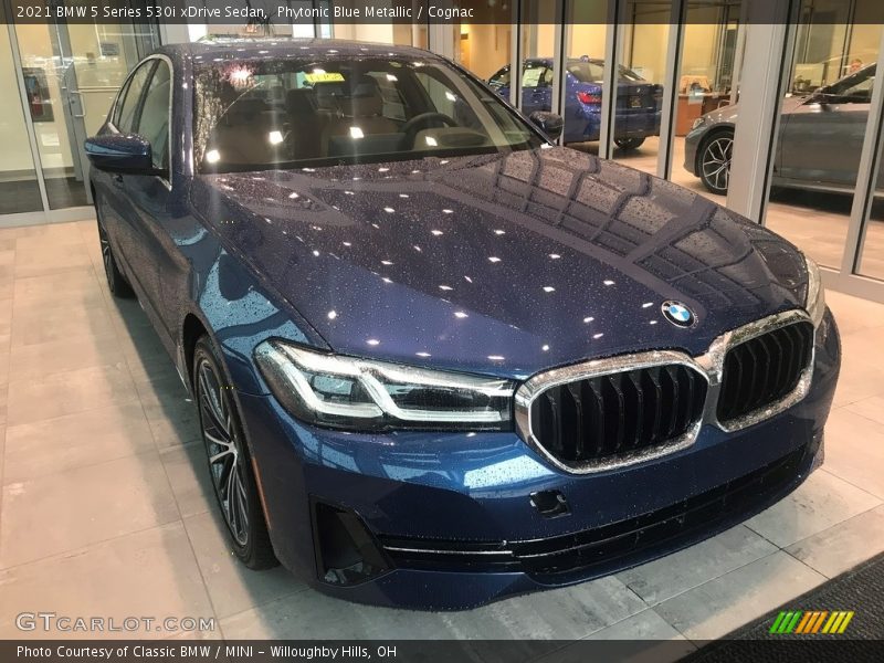 Phytonic Blue Metallic / Cognac 2021 BMW 5 Series 530i xDrive Sedan