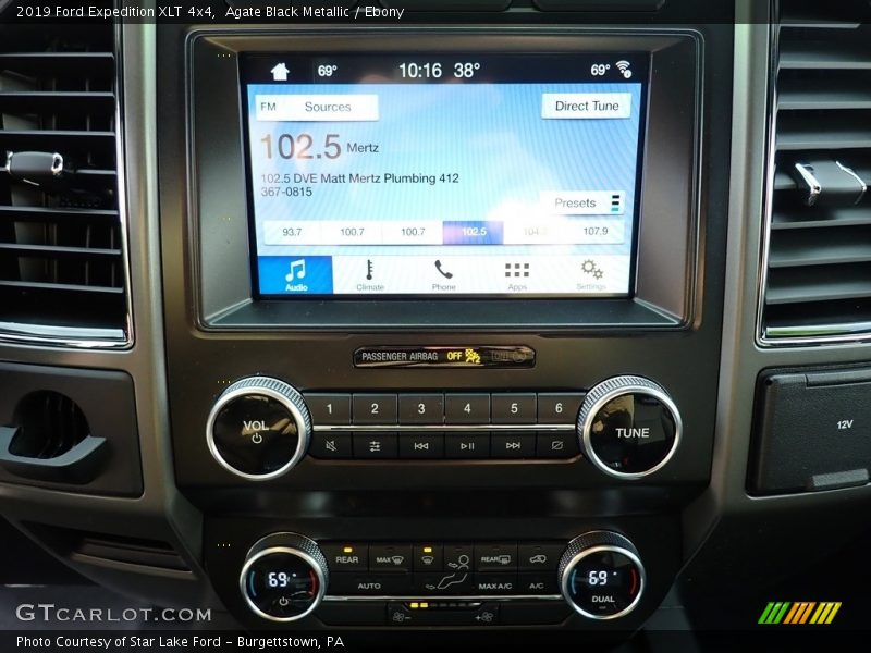 Agate Black Metallic / Ebony 2019 Ford Expedition XLT 4x4