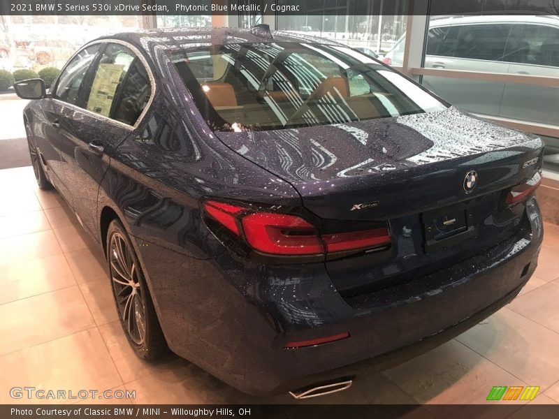 Phytonic Blue Metallic / Cognac 2021 BMW 5 Series 530i xDrive Sedan