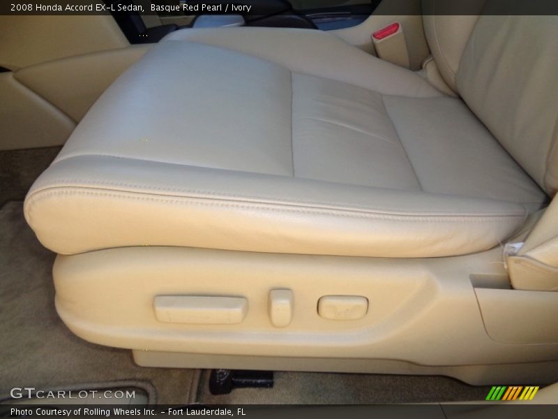 Basque Red Pearl / Ivory 2008 Honda Accord EX-L Sedan