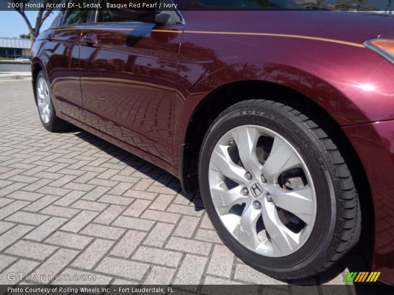 Basque Red Pearl / Ivory 2008 Honda Accord EX-L Sedan