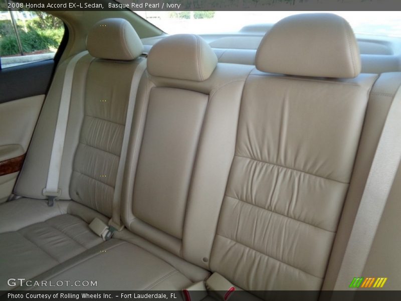Basque Red Pearl / Ivory 2008 Honda Accord EX-L Sedan