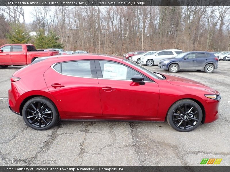  2021 Mazda3 2.5 Turbo Hatchback AWD Soul Red Crystal Metallic