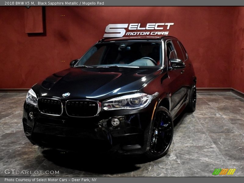 Black Sapphire Metallic / Mugello Red 2018 BMW X5 M