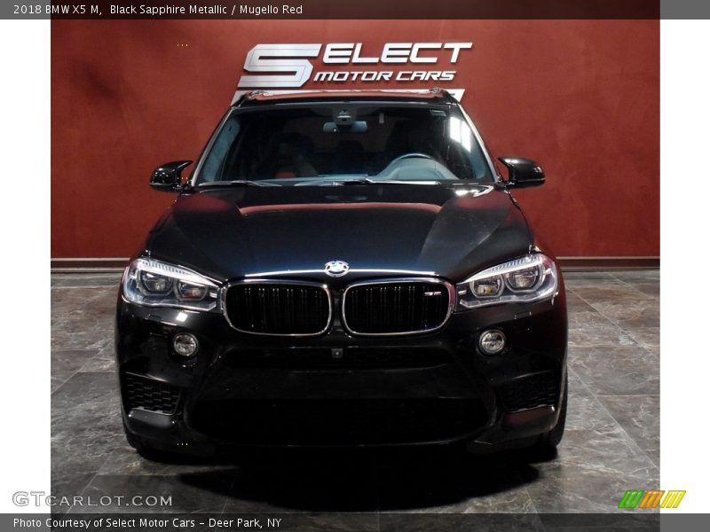 Black Sapphire Metallic / Mugello Red 2018 BMW X5 M