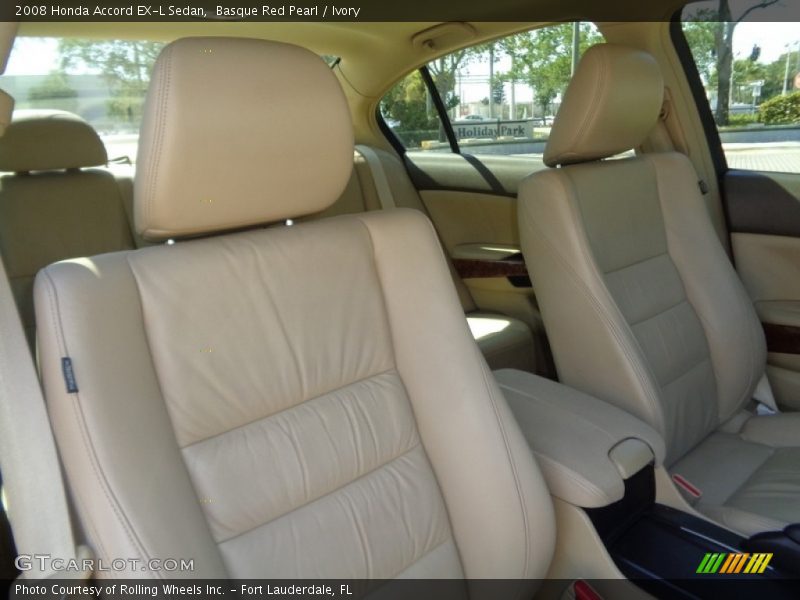 Basque Red Pearl / Ivory 2008 Honda Accord EX-L Sedan